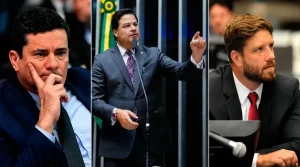 Candidatos em disputa na pesquisa governo do Paraná Sergio Moro e Sandro Alex